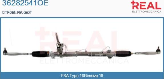REAL 36282541OE - Crémaillière de direction droxauto.com