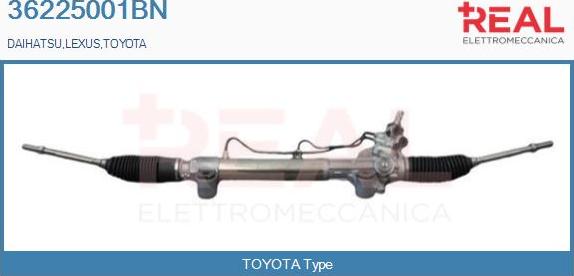 REAL 36225001BN - Crémaillière de direction droxauto.com