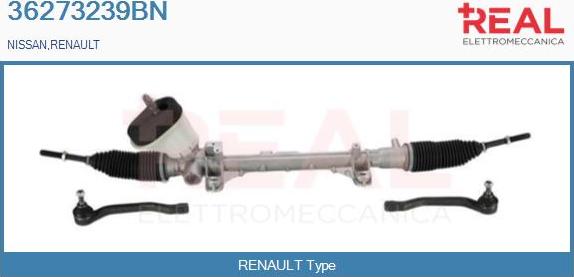 REAL 36273239BN - Crémaillière de direction droxauto.com