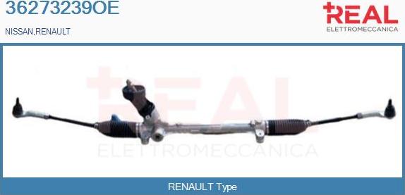 REAL 36273239OE - Crémaillière de direction droxauto.com