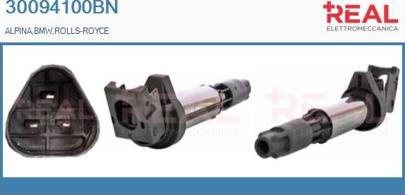 REAL 30094100BN - Bobine d'allumage droxauto.com