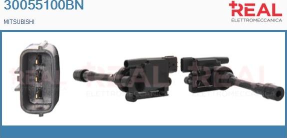 REAL 30055100BN - Bobine d'allumage droxauto.com