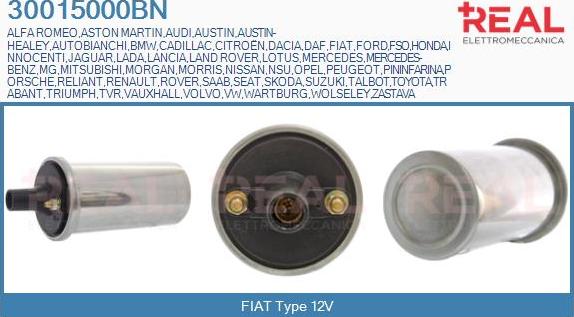 REAL 30015000BN - Bobine d'allumage droxauto.com