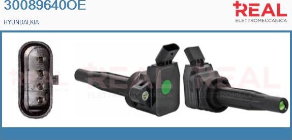 REAL 30089640OE - Bobine d'allumage droxauto.com