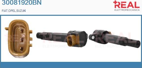 REAL 30081920BN - Bobine d'allumage droxauto.com