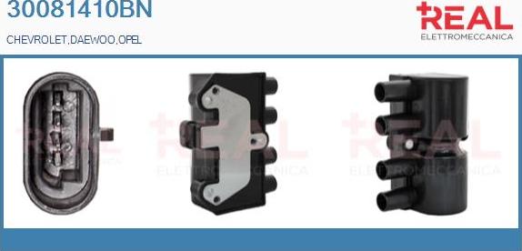 REAL 30081410BN - Bobine d'allumage droxauto.com