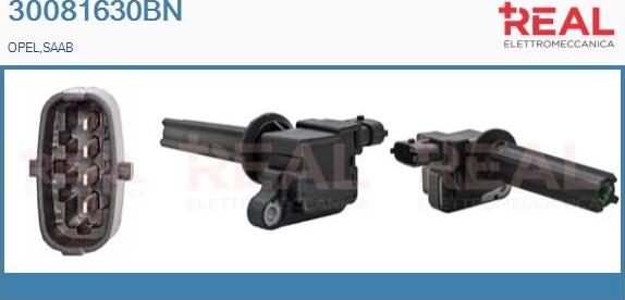 REAL 30081630BN - Bobine d'allumage droxauto.com