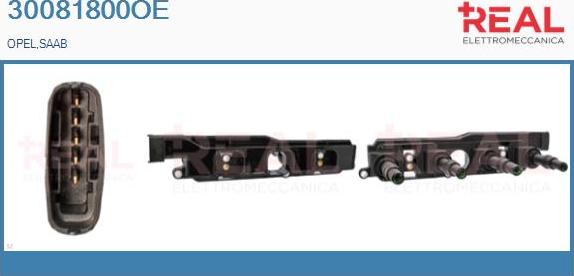 REAL 30081800OE - Bobine d'allumage droxauto.com
