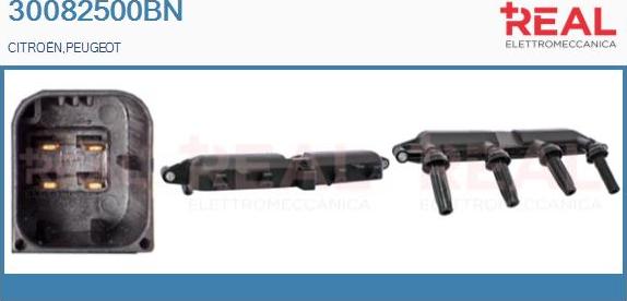 REAL 30082500BN - Bobine d'allumage droxauto.com