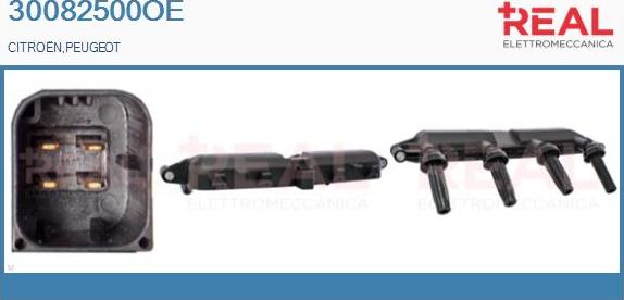 REAL 30082500OE - Bobine d'allumage droxauto.com