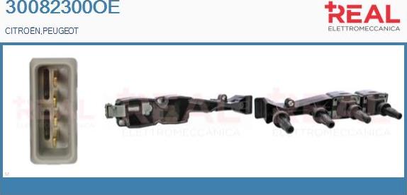 REAL 30082300OE - Bobine d'allumage droxauto.com