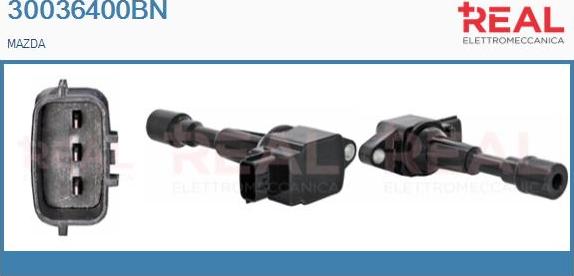 REAL 30036400BN - Bobine d'allumage droxauto.com