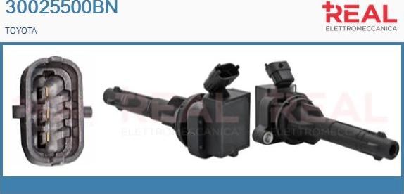 REAL 30025500BN - Bobine d'allumage droxauto.com