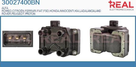 REAL 30027400BN - Bobine d'allumage droxauto.com