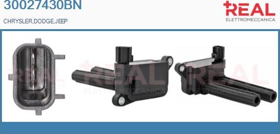 REAL 30027430BN - Bobine d'allumage droxauto.com