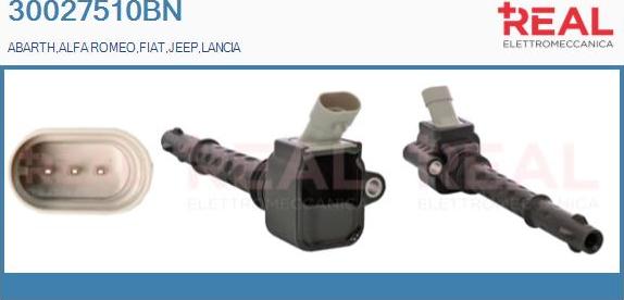 REAL 30027510BN - Bobine d'allumage droxauto.com