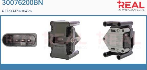 REAL 30076200BN - Bobine d'allumage droxauto.com