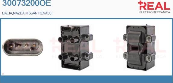 REAL 30073200OE - Bobine d'allumage droxauto.com