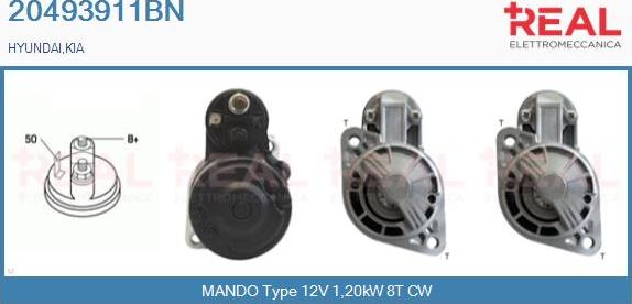 REAL 20493911BN - Démarreur droxauto.com
