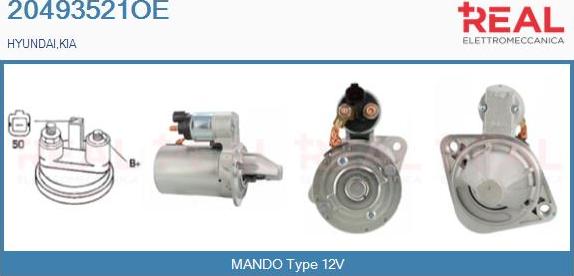 REAL 20493521OE - Démarreur droxauto.com
