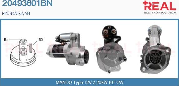 REAL 20493601BN - Démarreur droxauto.com