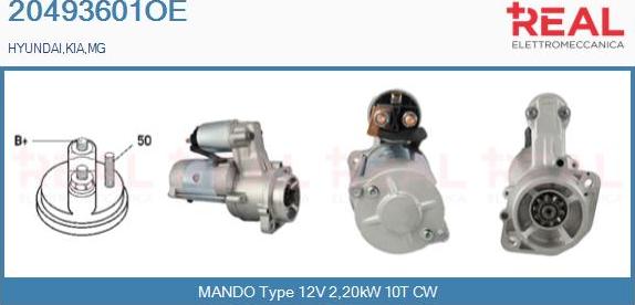 REAL 20493601OE - Démarreur droxauto.com
