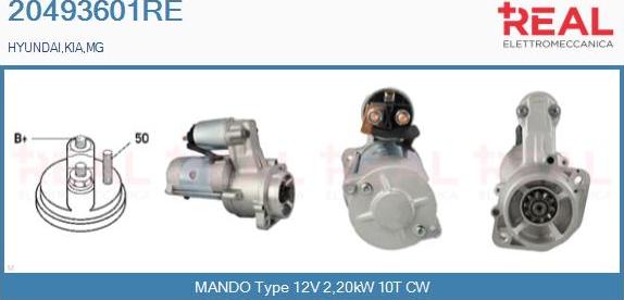 REAL 20493601RE - Démarreur droxauto.com