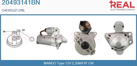 REAL 20493141BN - Démarreur droxauto.com