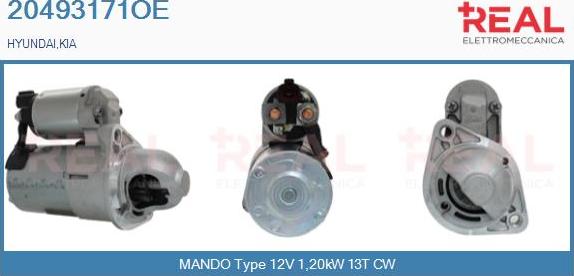 REAL 20493171OE - Démarreur droxauto.com