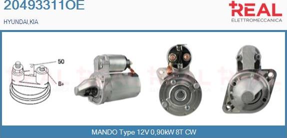 REAL 20493311OE - Démarreur droxauto.com