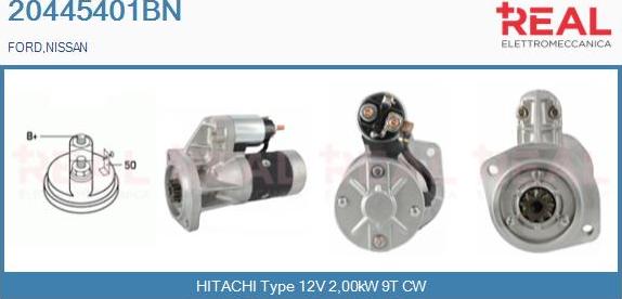 REAL 20445401BN - Démarreur droxauto.com