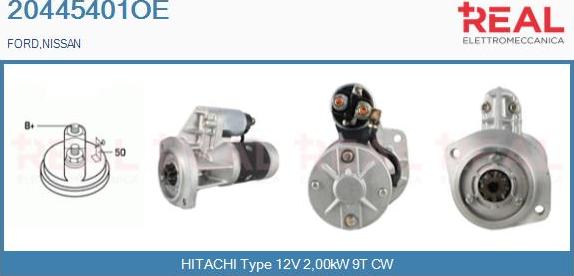 REAL 20445401OE - Démarreur droxauto.com