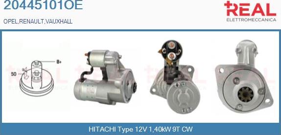 REAL 20445101OE - Démarreur droxauto.com