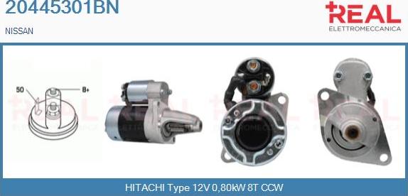 REAL 20445301BN - Démarreur droxauto.com