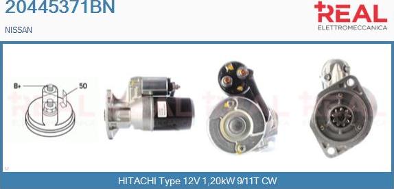 REAL 20445371BN - Démarreur droxauto.com