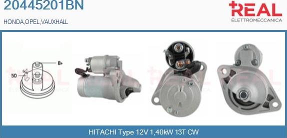 REAL 20445201BN - Démarreur droxauto.com