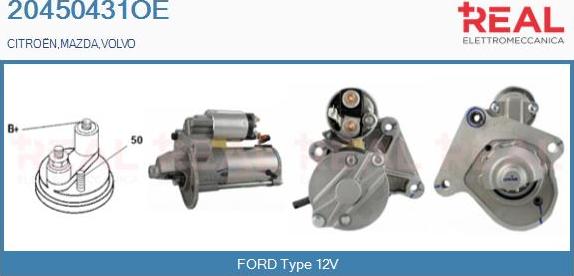 REAL 20450431OE - Démarreur droxauto.com