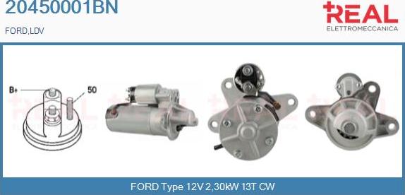 REAL 20450001BN - Démarreur droxauto.com