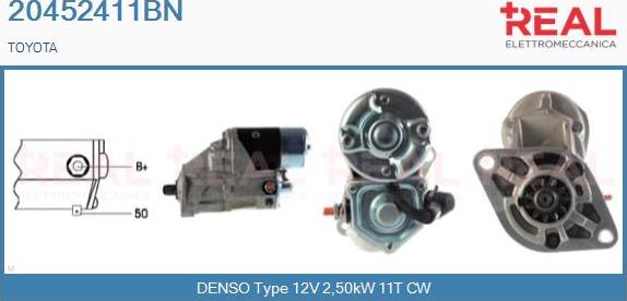 REAL 20452411BN - Démarreur droxauto.com