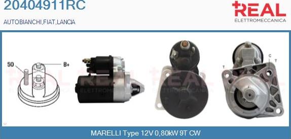 REAL 20404911RC - Démarreur droxauto.com