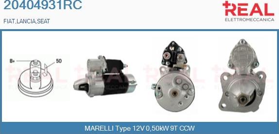 REAL 20404931RC - Démarreur droxauto.com