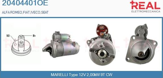 REAL 20404401OE - Démarreur droxauto.com