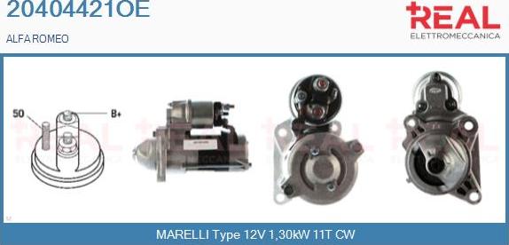 REAL 20404421OE - Démarreur droxauto.com