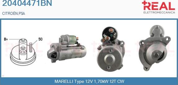 REAL 20404471BN - Démarreur droxauto.com