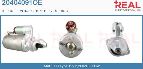 REAL 20404091OE - Démarreur droxauto.com