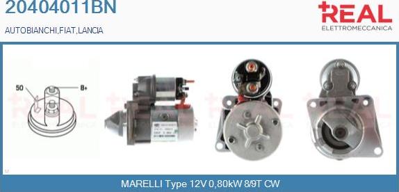 REAL 20404011BN - Démarreur droxauto.com