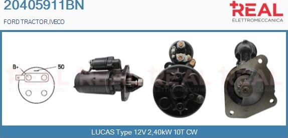 REAL 20405911BN - Démarreur droxauto.com