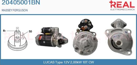 REAL 20405001BN - Démarreur droxauto.com