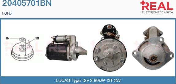 REAL 20405701BN - Démarreur droxauto.com