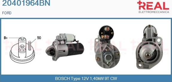 REAL 20401964BN - Démarreur droxauto.com